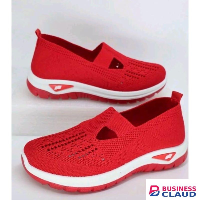 Ladies/Women’s Orthopedic Breathable Slip-On Walking Shoes – Lightweight Comfort Mesh Sneakers
