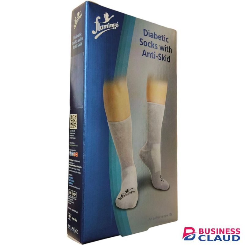 Flamingo Diabetic Socks With Anti-Skid jm