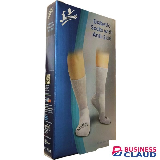 Flamingo Diabetic Socks With Anti-Skid jm
