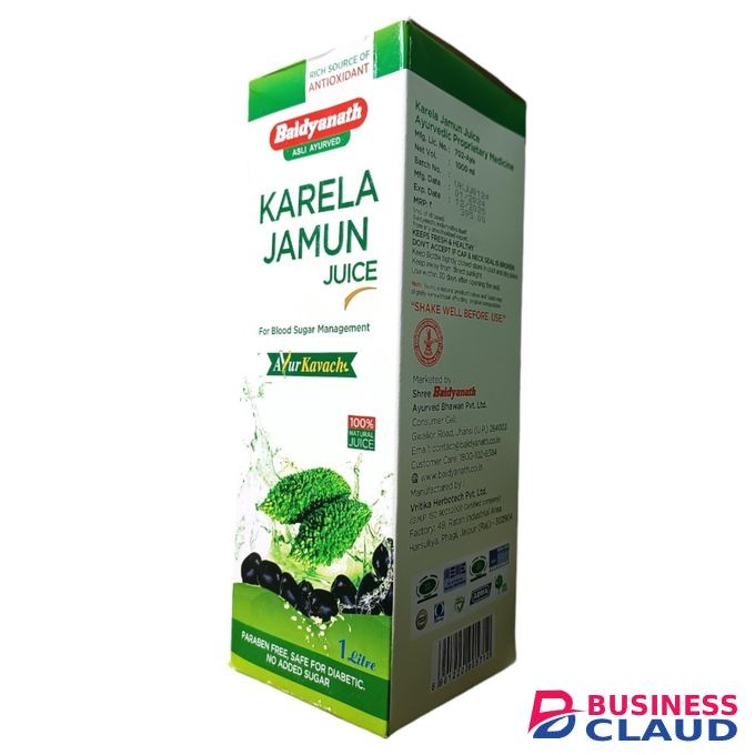 Baidyanath Asli Karela Jamun Juice For BLOOD SUGAR Management Paraben Free, Safe For Diabetic, No Added Sugar nk
