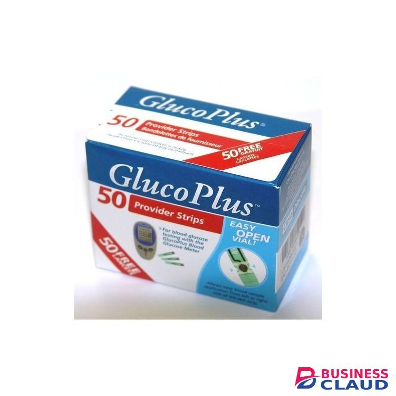 Glucoplus Blood Glucose Strips 50s