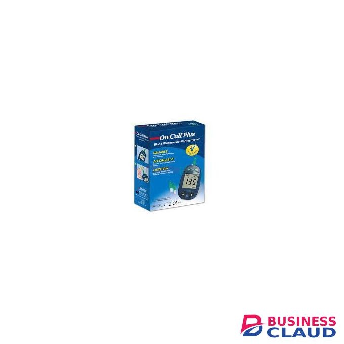 On Call Plus Blood Glucose Meter - Professional Glucometer Kit - Accurate Digital Diabetes Monitor - 10-Second Fast Results - 1µL Tiny Blood Sample Required