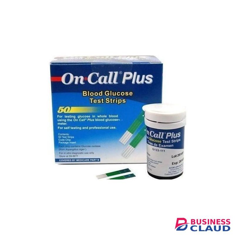 On Call Plus On call blood glucose test strips