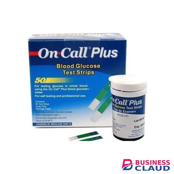 On Call Plus On call blood glucose test strips
