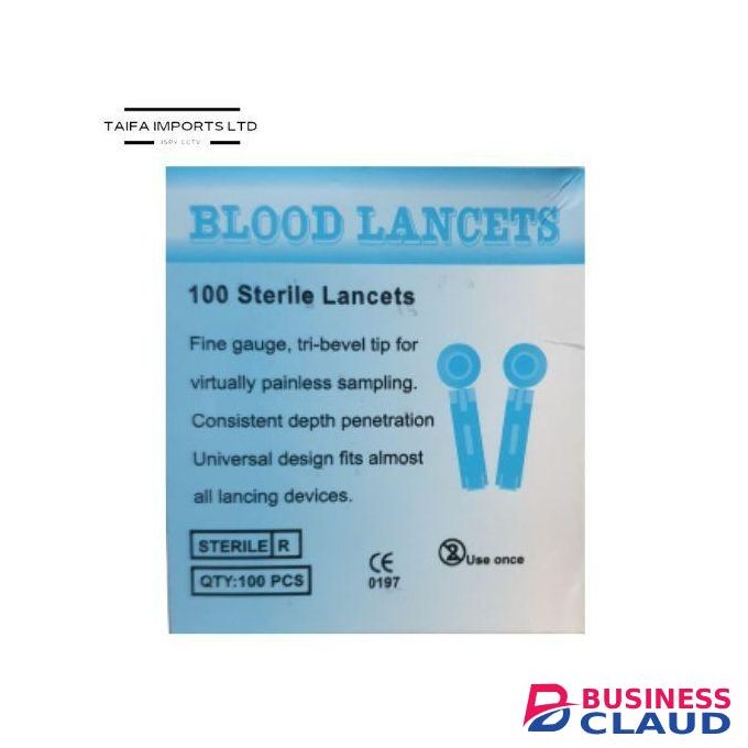 GLUCOMETER STERILE BLOOD LANCET 100 PCS