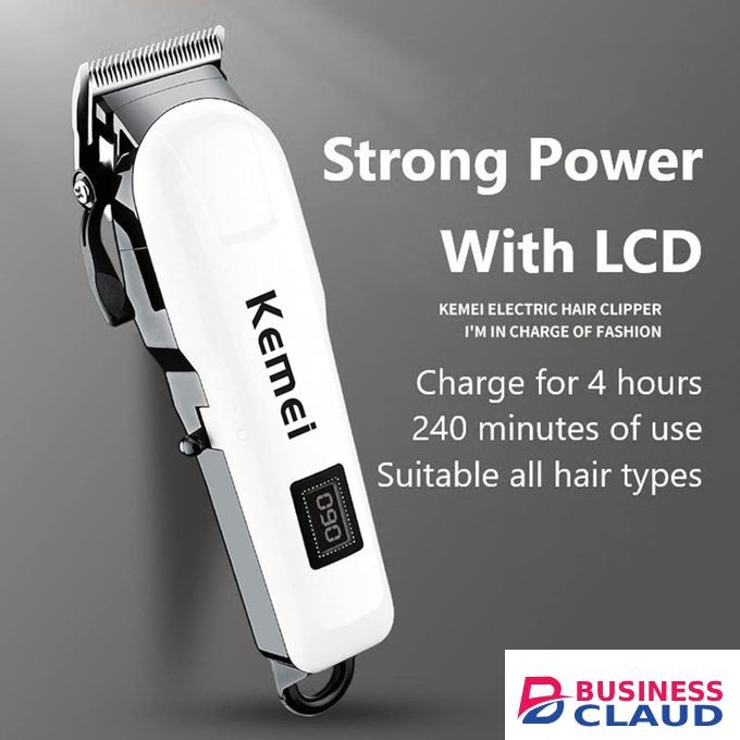 Kemei Professional Electric Hair Shaving Clipper Machine-Rechargeable