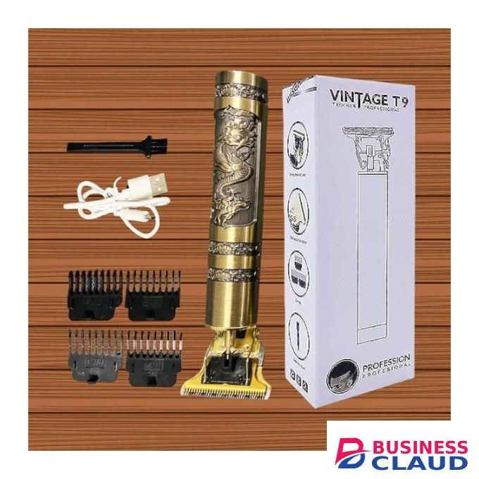 Vintage USB Rechargeable , Electric, Hair Cutting T9 Hair Clipper Trimmer Shaver