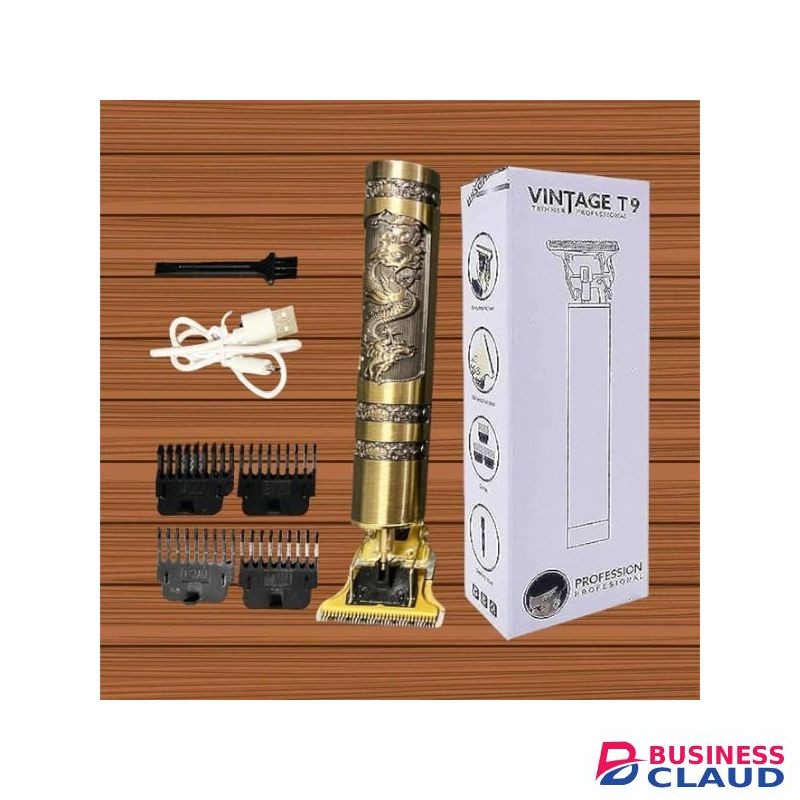 Vintage USB Rechargeable , Electric, Hair Cutting T9 Hair Clipper Trimmer Shaver