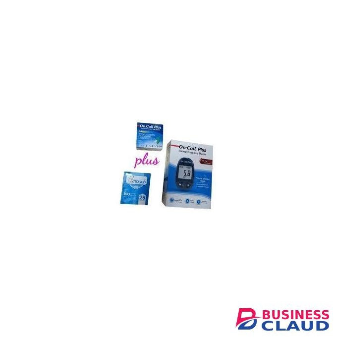 On Call Plus Glucometer Diabetes Blood Glucose Meter & Test Strips &Lancets Needles Medical Blood Sugar Meter Diabetes Tester