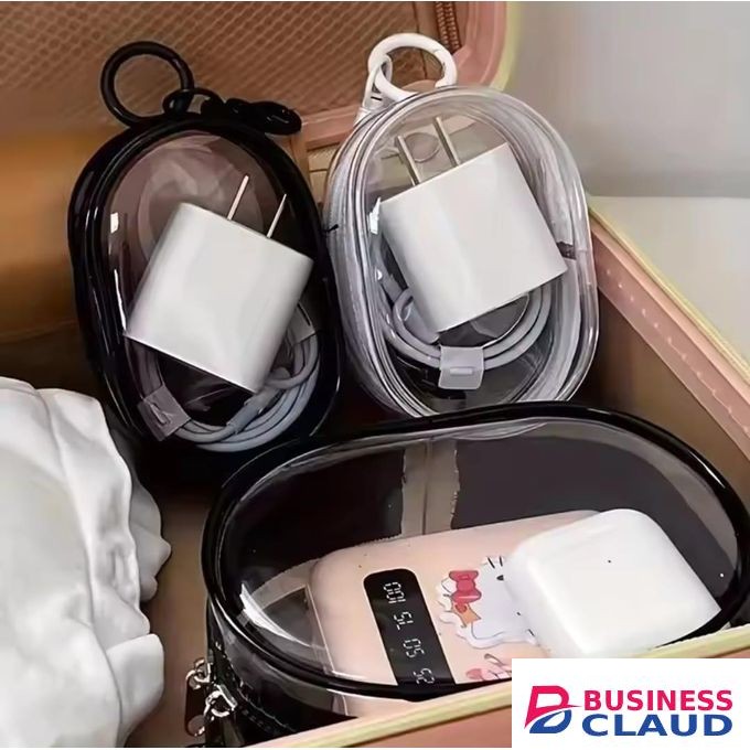 Un Branded Portable Mini Clear Zipper Storage Bag