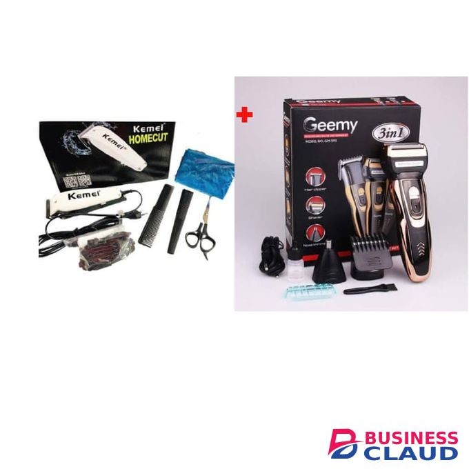 Kemei HOMECUT CLIPPER FREE GEEMY 3 IN 1 SHAVER