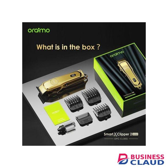 Oraimo Fashion Cordless SHaving Machine_Smart Clipper 2Gold