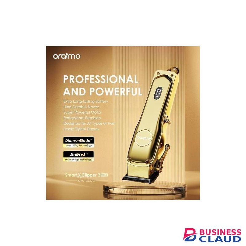 Oraimo Fashion Cordless SHaving Machine_Smart Clipper 2Gold