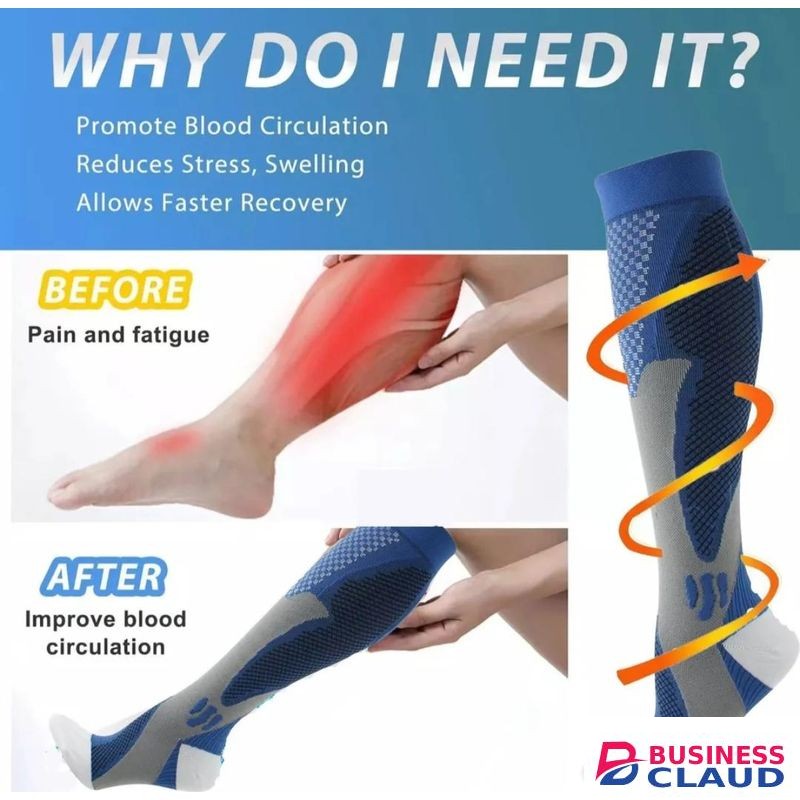 Sports Compression Socks Medical Nurses Gym Hiking Diabetics Varicose Veins Sports Cycling Socks Running Football Gift
