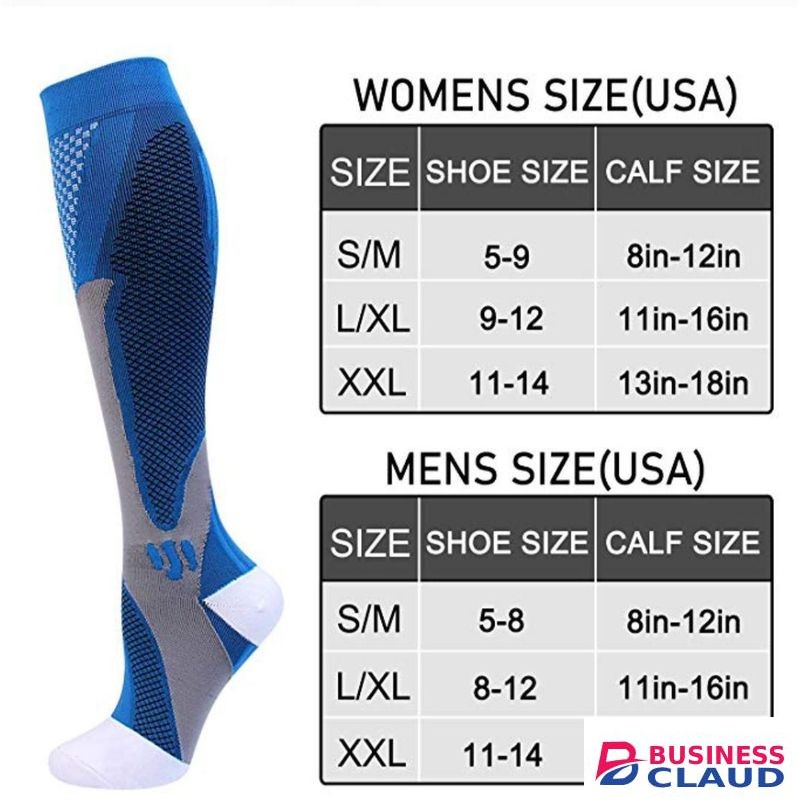 Sports Compression Socks Medical Nurses Gym Hiking Diabetics Varicose Veins Cycling Socks Running Football Gift