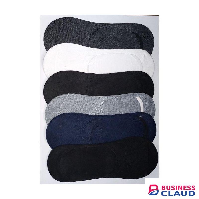 6 pairs high quality unisex invisible no show non- slip liner socks