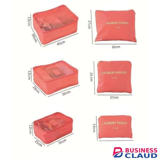 Un Branded 6pcs luggage travel organizers