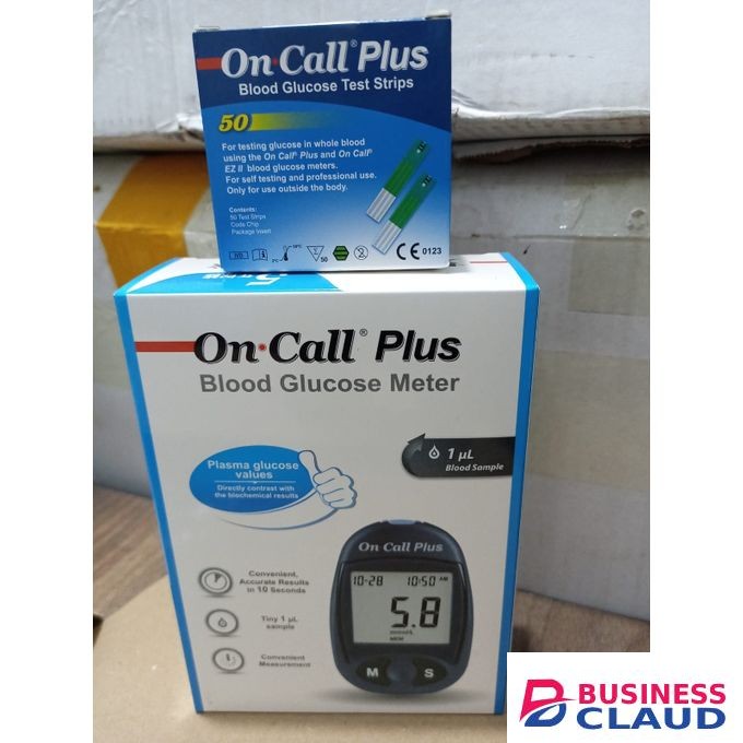 On Call Plus Glucose Meter (Glucometer) + Test Strips