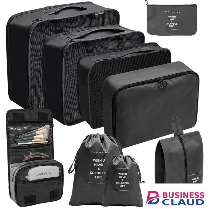 Un Branded 9pcs suitcase travel organizers
