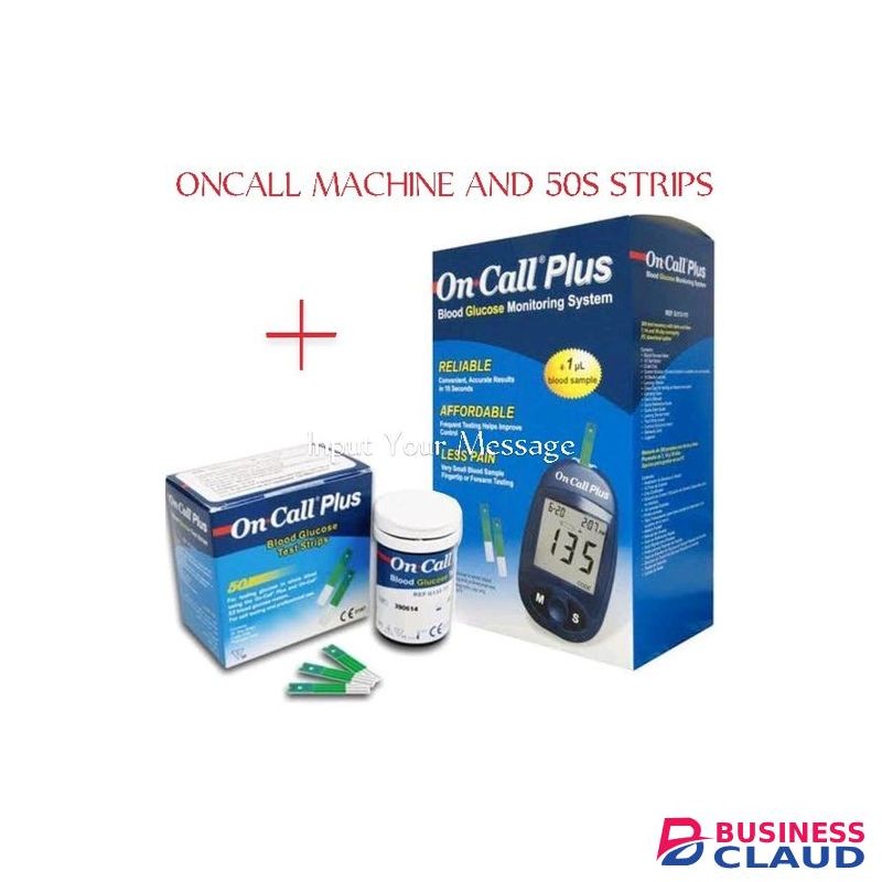 On Call Plus Blood Glucose Monitoring System + 50S STRIPS
