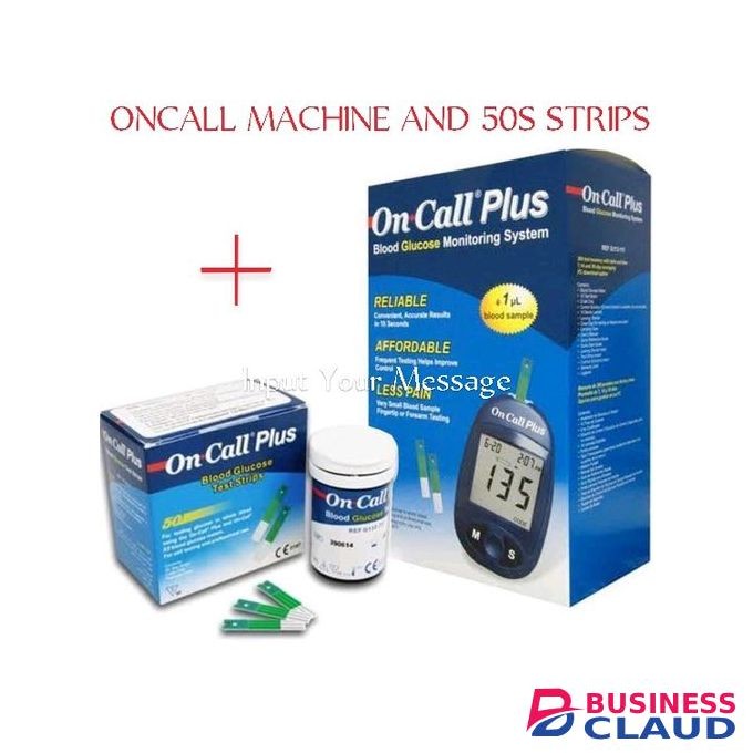 On Call Plus Blood Glucose Monitoring System + 50S STRIPS