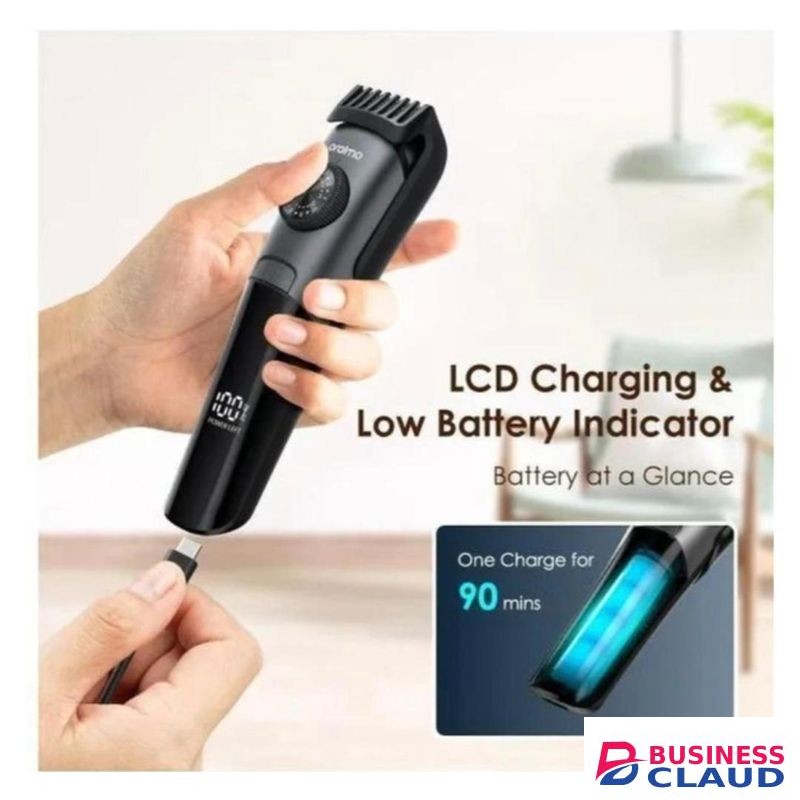 Oraimo Hair Trimmer & Beard Trimmer – Rechargeable Electric Personal Shaver Grooming Machine for Private Use, Precision Adjustable Blades with Comb Guides – Portable KINYOZI for Home & Travel