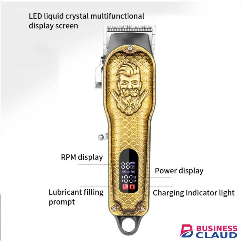 WERHL Professional hair clipper with LCD display GOLD