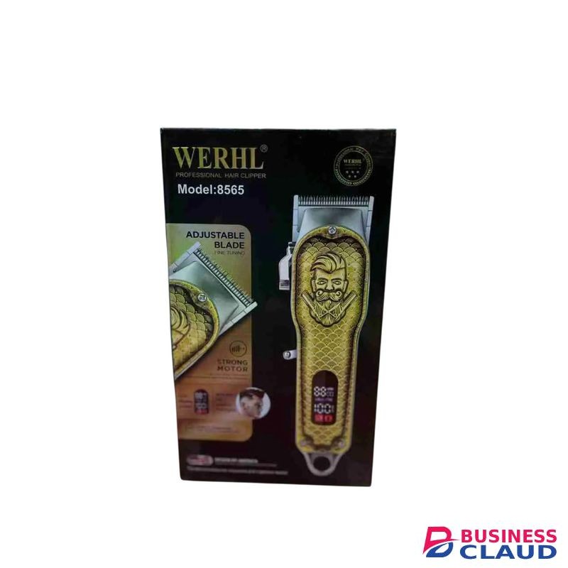 WERHL Professional hair clipper with LCD display GOLD