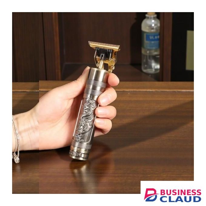 Vintage T9 Dragon portable Usb Rechargeable Hair Clipper/Shaver -Gold
