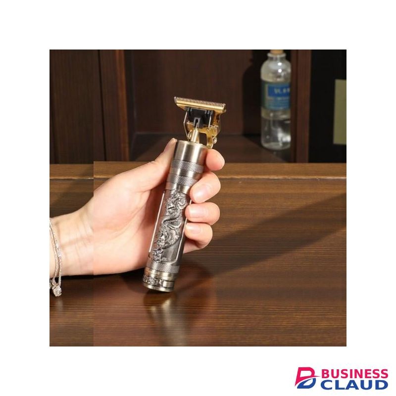 Vintage T9 Dragon portable Usb Rechargeable Hair Clipper/Shaver -Gold