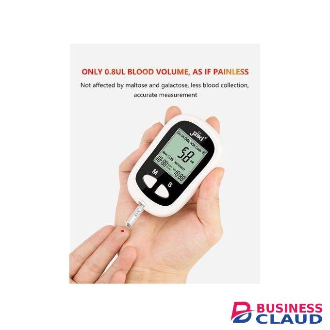 Jziki Smart Blood Glucose Meter-50pcs Test Strips,50pcs Lancets,Lancet Pen