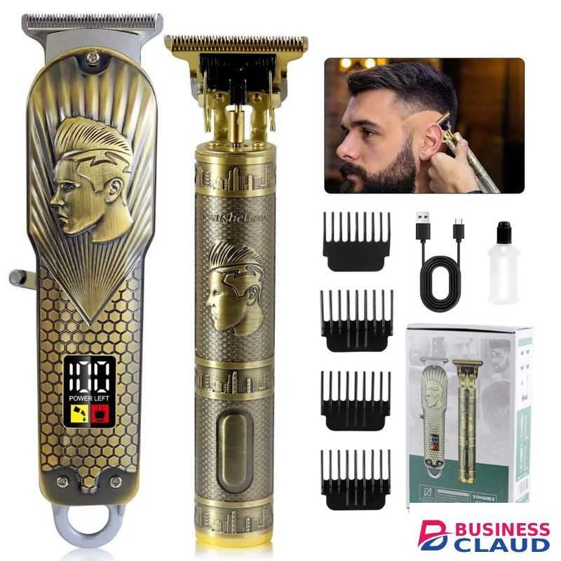 Professional Hair Clippers For Men Professional Barber Clippers Plus Free Trimmer