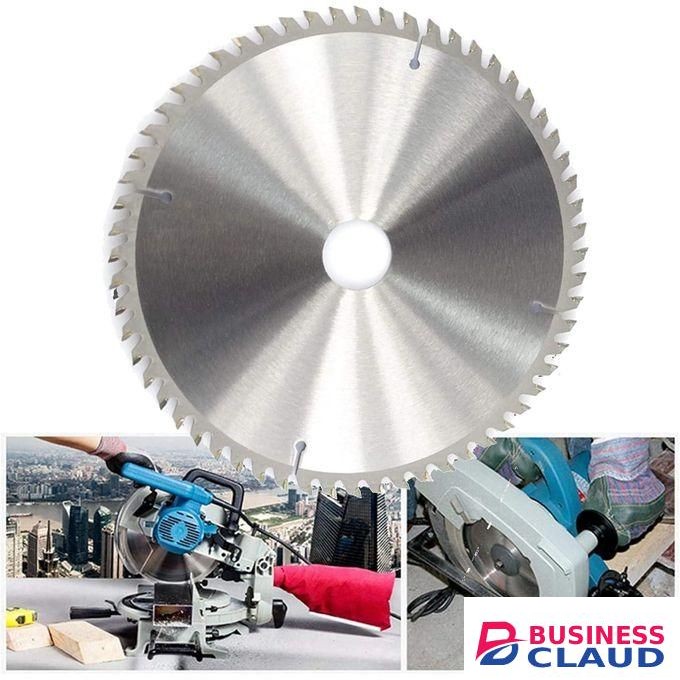 Circular Saw Blade, 9 INCH, 100 Teeth Silver Cutting Disc Alloy Carbide Saw Blade for Cutting Steel, Aluminum, Iron, Non-Ferrous Metals, Wood Plastic