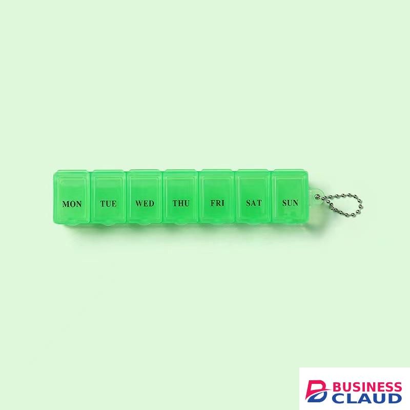7 grid week medicine organizer-green