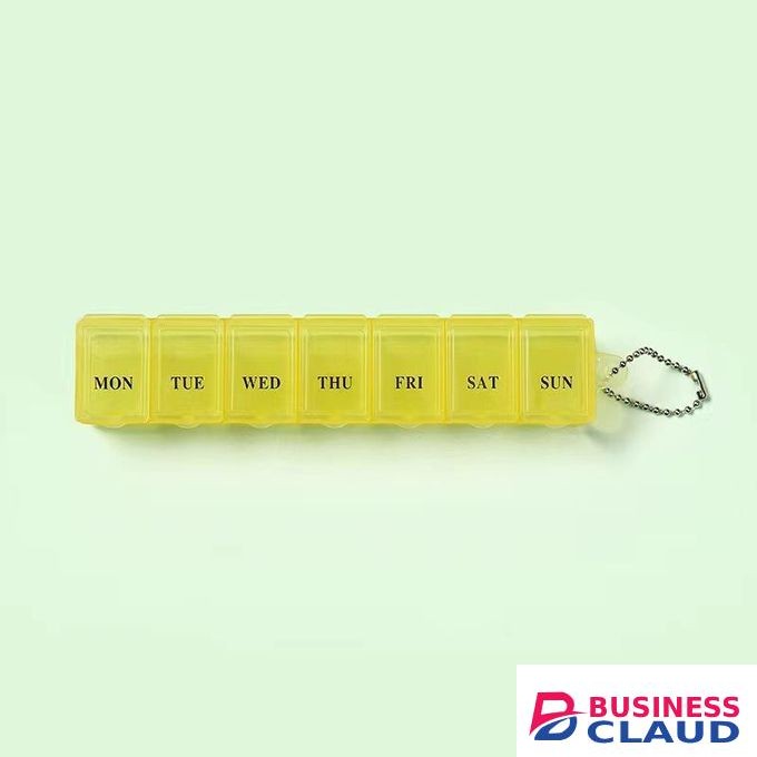 7 grid week medicine organizer-yellow