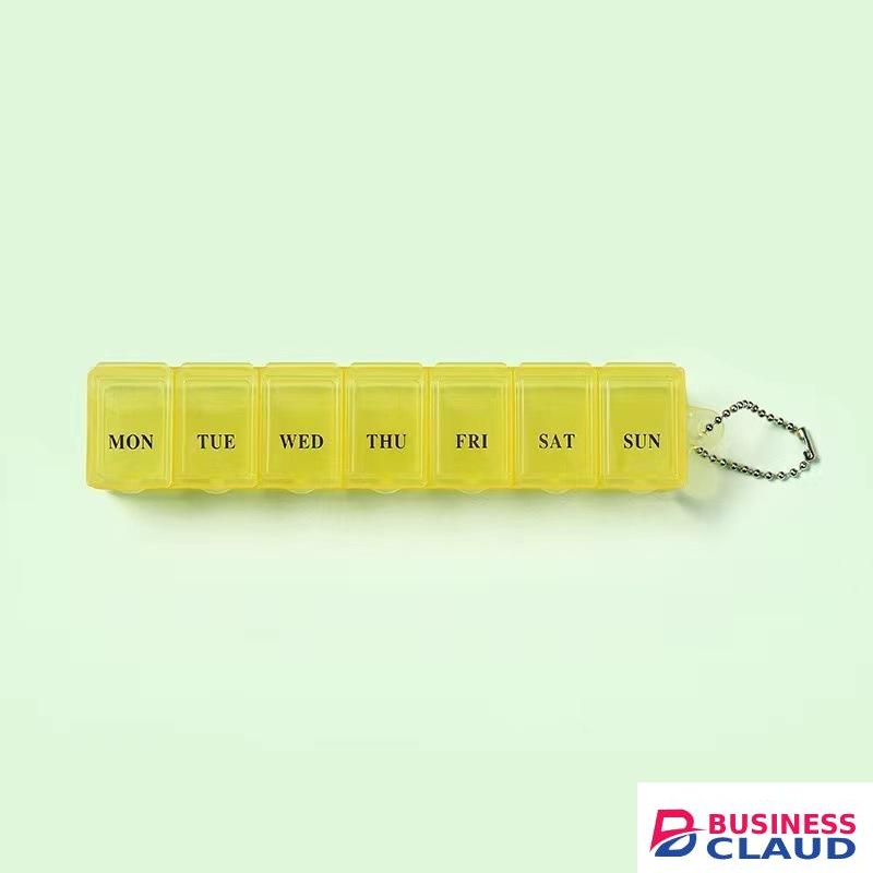 7 grid week medicine organizer-yellow