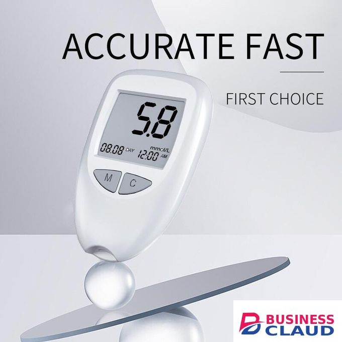 Digital Blood Glucose Monitoring System Kit - Fast 10s Glucometer with 50 Test Strips and 50 Prick Needles/Lancets - Accurate Home Diabetes Tester