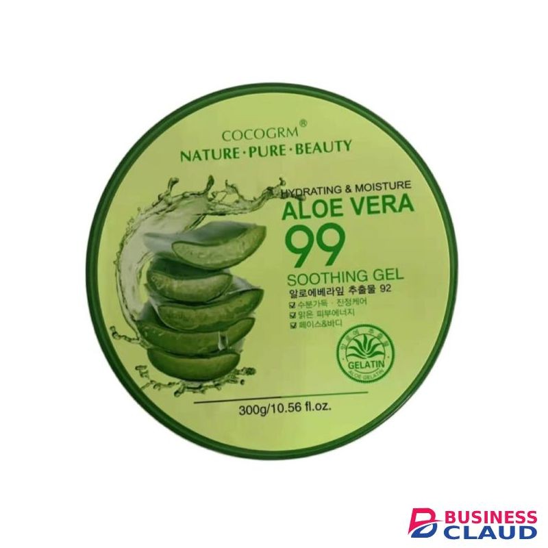 Aloe Vera 99% Soothing Gel moisturizing gel for Acne/aftershave smooth, glowing and hair