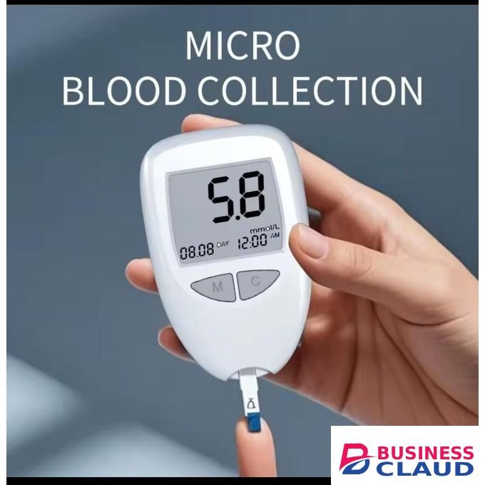 Glucometer Blood Glucose Monitoring Kit – 50 Test Strips + 50 Lancets, 10s Fast Result
