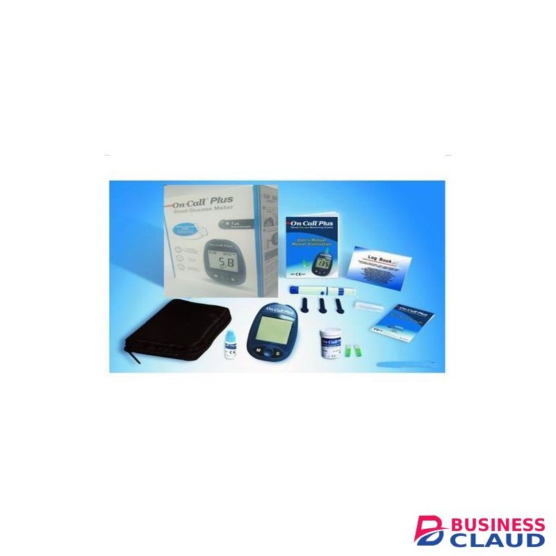 On Call Plus GLUCOMETER FULL KIT-meter + Test Strips+ Lancets