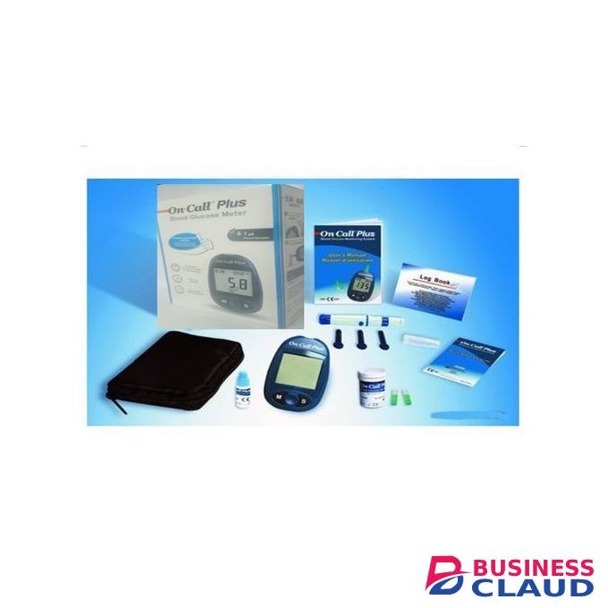 On Call Plus GLUCOMETER FULL KIT-meter + Test Strips+ Lancets