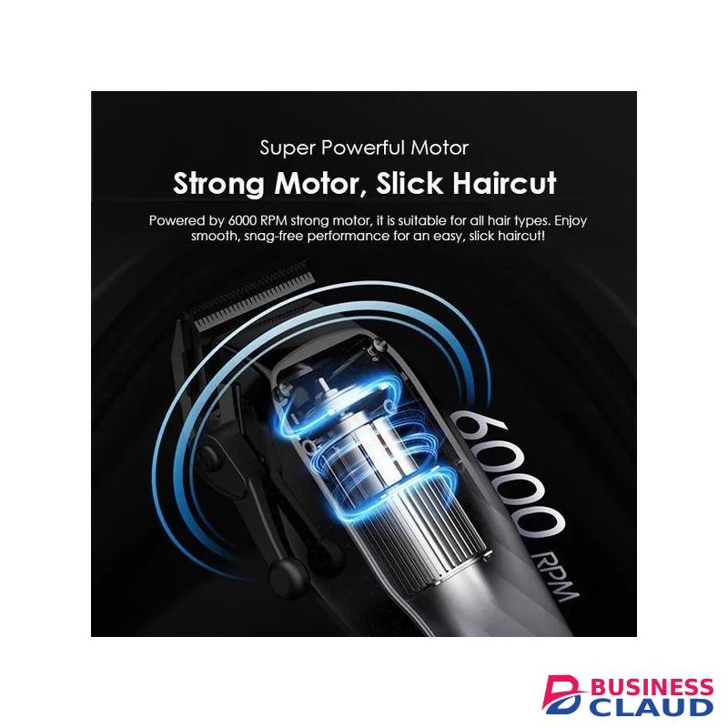 Oraimo SmartClipper 2C Professional Hair Clipper Cordless Men's Hair Trimmer with High-Precision Carbon Steel Blades and 150-Minute Runtime