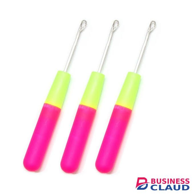 3Pcs Latch Hook Crochet Needle, Great For Micro Braid Hair