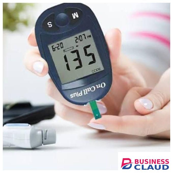 On Call Plus Blood Glucose Monitor Glucometer Blood Sugar Diabetes