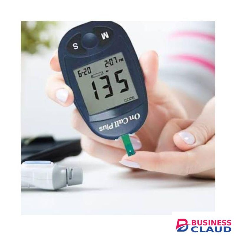On Call Plus Blood Glucose Monitor Glucometer Blood Sugar Diabetes