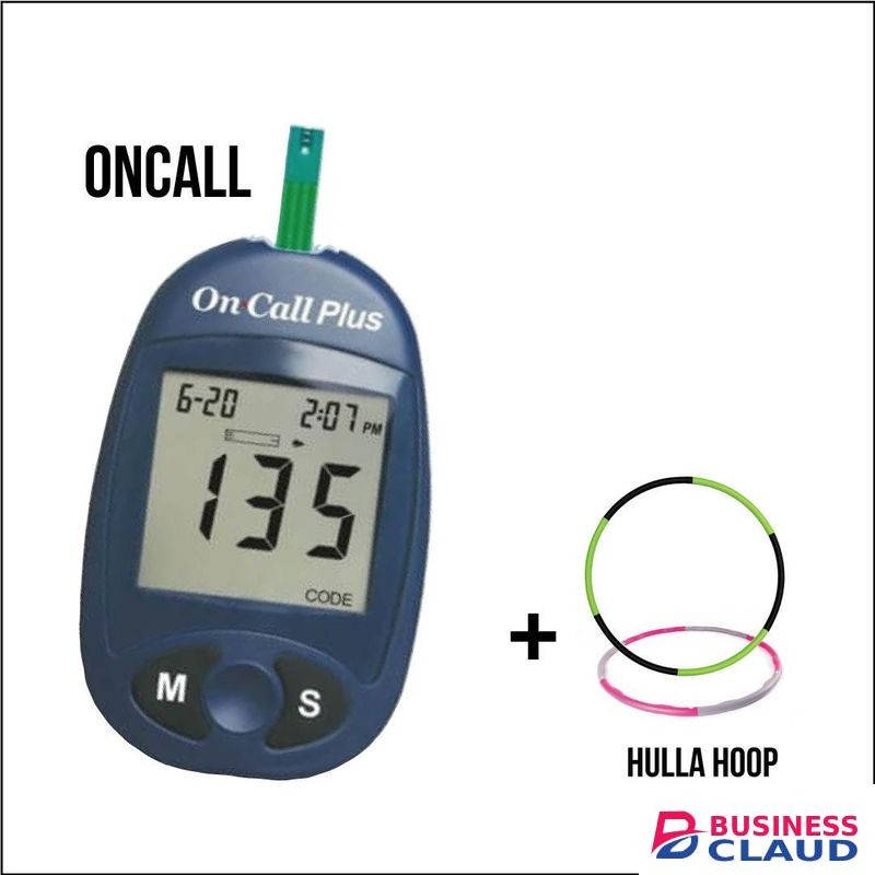 On Call Plus GLUCOMETER + hulla hoop