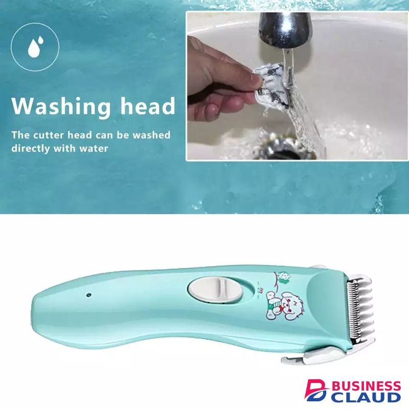Baby Cordless Rechargeable Hair Clippers - Cyan