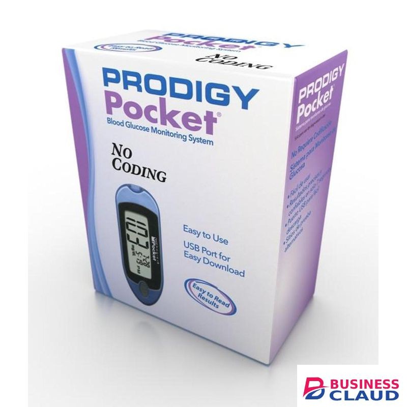 Prodigy Pocket Blood Glucose Monitoring System with 50 Test Strips