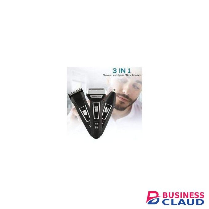 Kemei 3 In 1 Rechargale Hair Clippers, Shaver And Nose Trimmer
