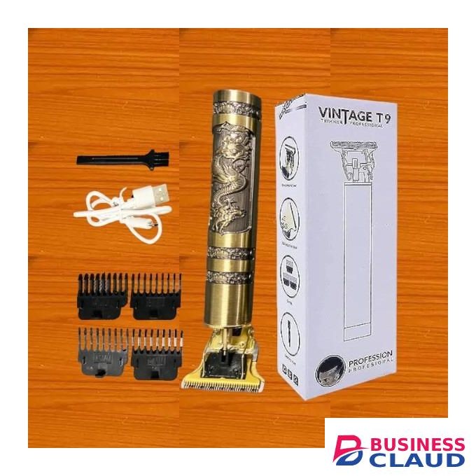 Vintage Original Quality Usb Rechargeable T9 Hair Clipper Trimmer Shaver
